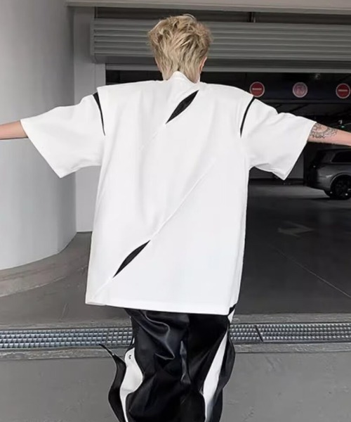 MGV（エムジーヴィー）の「Street Cutting T-shirt（Tシャツ/カットソー・メンズ・ブラック/ホワイト・MEDIUM/LARGE/X-LARGE）」の8枚目の写真