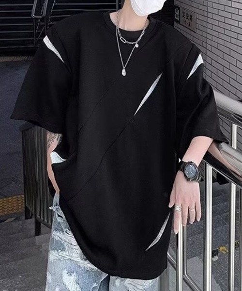 MGV（エムジーヴィー）の「Street Cutting T-shirt（Tシャツ/カットソー・メンズ・ブラック/ホワイト・MEDIUM/LARGE/X-LARGE）」の10枚目の写真