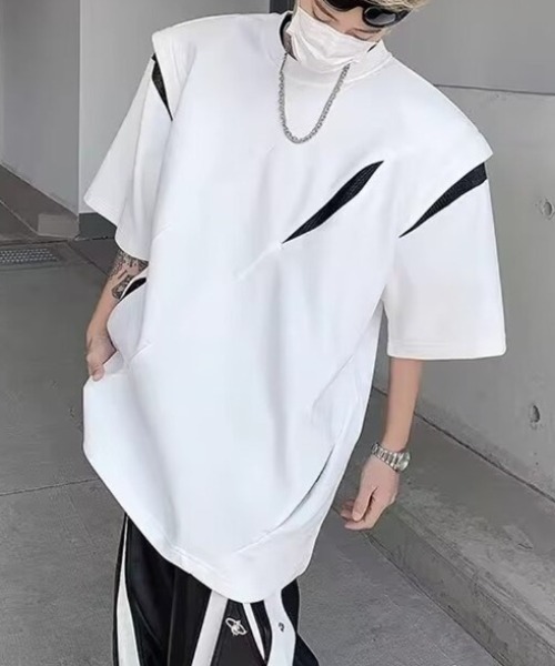 MGV（エムジーヴィー）の「Street Cutting T-shirt（Tシャツ/カットソー・メンズ・ブラック/ホワイト・MEDIUM/LARGE/X-LARGE）」の7枚目の写真