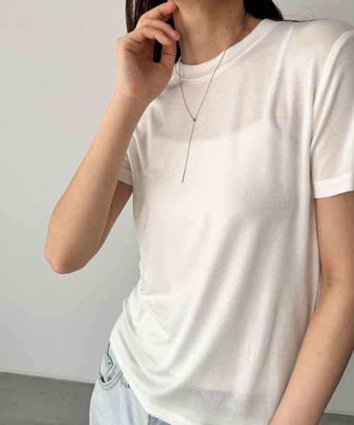 CANAL JEAN（キャナルジーン）の「Pt　スライドチェーンネックレス（ネックレス・レディース・シルバー・ONE SIZE）」の9枚目の写真