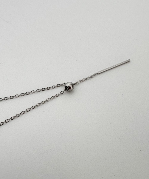 CANAL JEAN（キャナルジーン）の「Pt　スライドチェーンネックレス（ネックレス・レディース・シルバー・ONE SIZE）」の3枚目の写真
