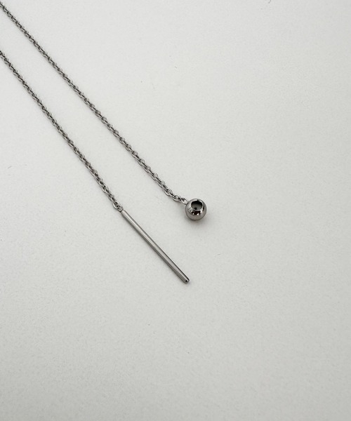 CANAL JEAN（キャナルジーン）の「Pt　スライドチェーンネックレス（ネックレス・レディース・シルバー・ONE SIZE）」の2枚目の写真