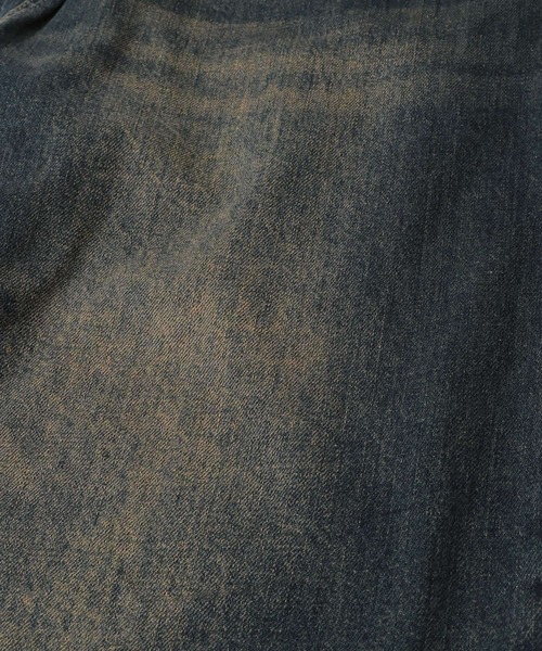 INFLATION(インフレーション)の「INFLATION/クロップワイドショートパンツ(デニムパンツ・メンズ・ブラック/ロイヤルブルー・MEDIUM/SMALL/LARGE)」の9枚目の写真