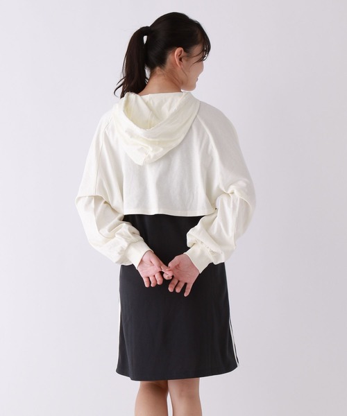 repipi armario（レピピ アルマリオ）の「☆セットアイテム☆フーディーラインワンピース（ワンピース・キッズ・スミクロ/グレー/ブルー・LARGE/MEDIUM）」の8枚目の写真