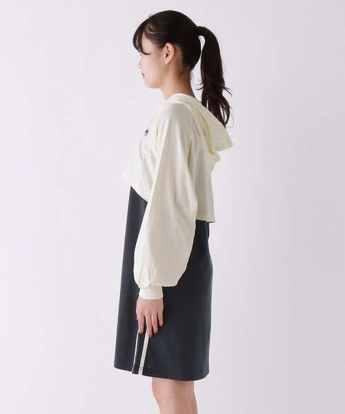 repipi armario（レピピ アルマリオ）の「☆セットアイテム☆フーディーラインワンピース（ワンピース・キッズ・スミクロ/グレー/ブルー・LARGE/MEDIUM）」の12枚目の写真