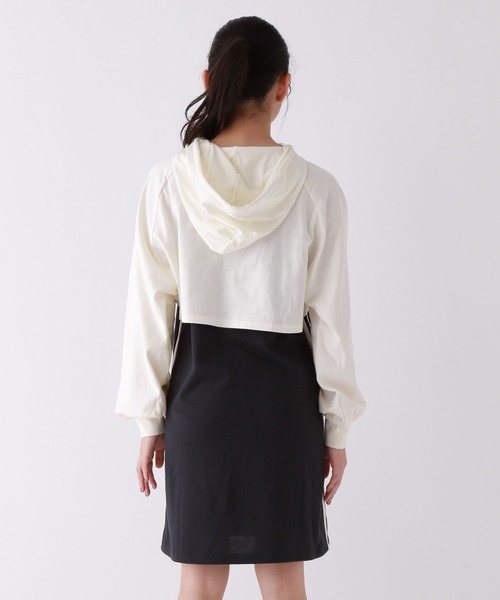 repipi armario（レピピ アルマリオ）の「☆セットアイテム☆フーディーラインワンピース（ワンピース・キッズ・スミクロ/グレー/ブルー・LARGE/MEDIUM）」の13枚目の写真