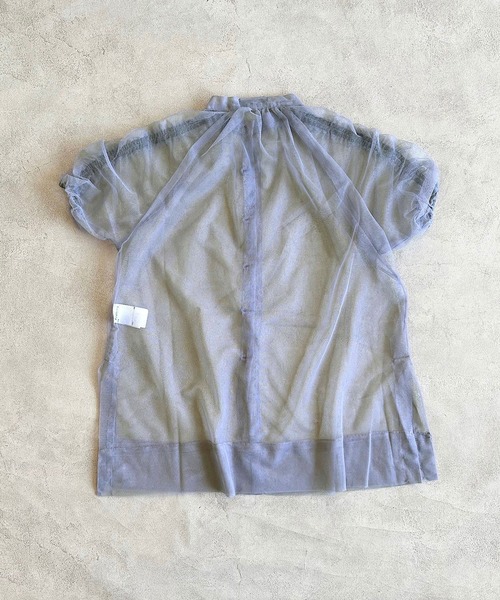 A BOND（アボンド）の「チュールシャーリングワンピース（ワンピース・キッズ・ラベンダー/ブラック・L/M/S）」の7枚目の写真