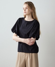 【接触冷感】バルーンスリーブTシャツ
