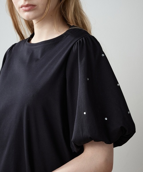 LE SOUK HOLIDAY(ルスークホリデー)の「【接触冷感】バルーンスリーブTシャツ(Tシャツ/カットソー・レディース・ブラック/ブラウン/グリーン・M/L)」の20枚目の写真
