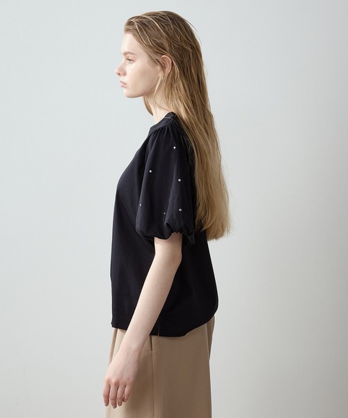 LE SOUK HOLIDAY(ルスークホリデー)の「【接触冷感】バルーンスリーブTシャツ(Tシャツ/カットソー・レディース・ブラック/ブラウン/グリーン・M/L)」の22枚目の写真