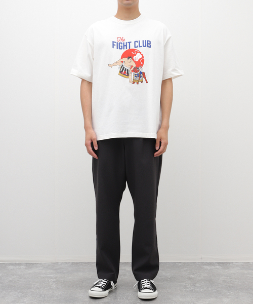 B.C STOCK(ベーセーストック)の「SUMO Tシャツ(Tシャツ/カットソー・メンズ・ブラック系その他/ホワイト系その他・MEDIUM/LARGE)」の3枚目の写真