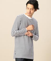 MONKEY TIME | ＜monkey time＞ 40/2 BORDER LONG TEE/カットソー(Tシャツ/カットソー)