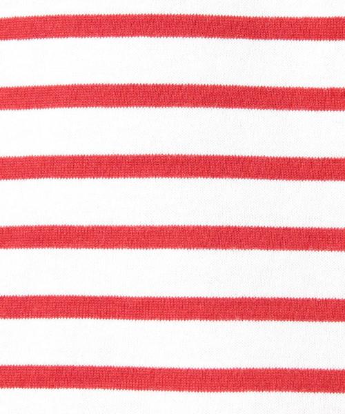 MONKEY TIME（モンキータイム）の「＜monkey time＞ 40/2 BORDER LONG TEE/カットソー◆（Tシャツ/カットソー・メンズ・ブラック/レッド・LARGE/MEDIUM/SMALL/X-LARGE）」の12枚目の写真