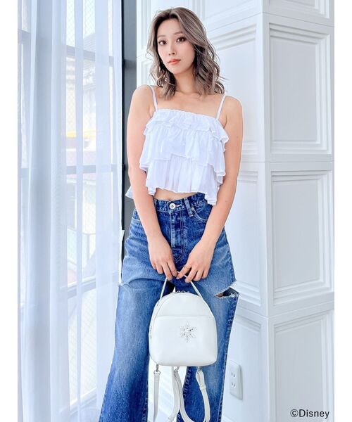 Disney(ディズニー)の「【ディズニーコレクション】FROZENアナ雪/GYDAマルチWAYリュック(バックパック/リュック・レディース・オフホワイト/ブラック・FREE)」の4枚目の写真