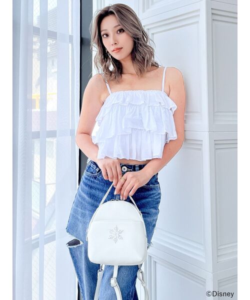 Disney(ディズニー)の「【ディズニーコレクション】FROZENアナ雪/GYDAマルチWAYリュック(バックパック/リュック・レディース・オフホワイト/ブラック・FREE)」の7枚目の写真