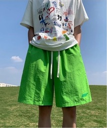 COMON＋（コモンプラス）の「冷感素材 水陸両用 ネオンカラー ハーフパンツ（その他パンツ）」