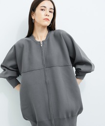 ZIPニットブルゾン