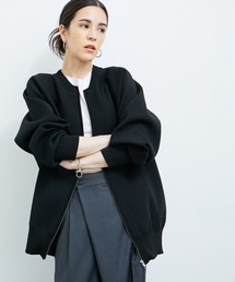 ZIPニットブルゾン