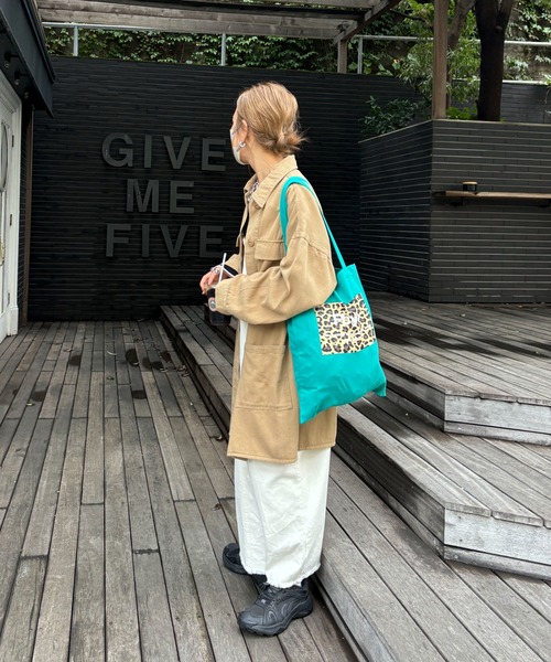 feepur by saya（フェピュールバイサヤ）の「【2nd anniversary】レオパードカラートート（トートバッグ・レディース・ブラウン/ターコイズブルー/パープル・MEDIUM）」の16枚目の写真