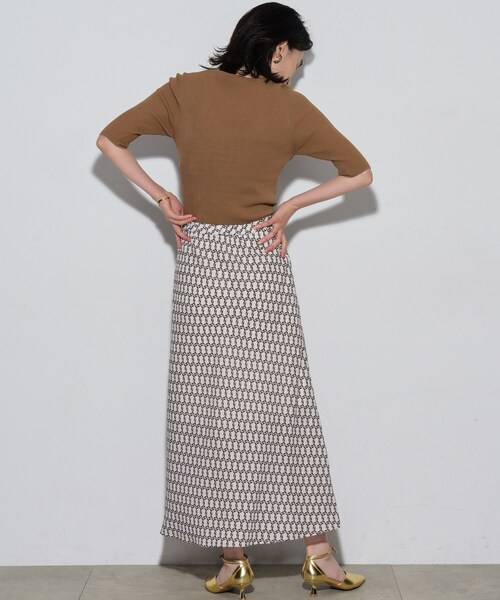 GALLEST（ギャレスト）の「◆ヴィンテージ柄フレアスカート（スカート・レディース・ブラック系4/アイボリー系4・36/38/40）」の7枚目の写真