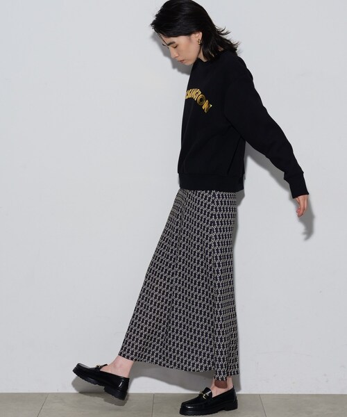 GALLEST（ギャレスト）の「◆ヴィンテージ柄フレアスカート（スカート・レディース・ブラック系4/アイボリー系4・36/38/40）」の11枚目の写真