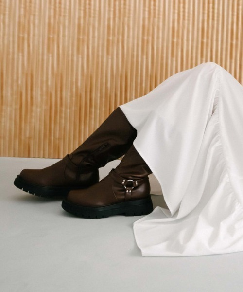 archives(アルシーヴ)の「エンジニアブーツ(ブーツ・レディース・ブラウン/ブラック・MEDIUM/LARGE)」の16枚目の写真
