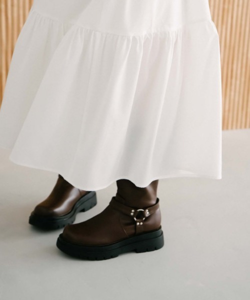 archives(アルシーヴ)の「エンジニアブーツ(ブーツ・レディース・ブラウン/ブラック・MEDIUM/LARGE)」の17枚目の写真