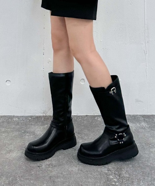 archives(アルシーヴ)の「エンジニアブーツ(ブーツ・レディース・ブラウン/ブラック・MEDIUM/LARGE)」の12枚目の写真