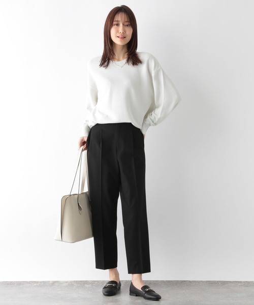 GLOBAL WORK（グローバルワーク）の「ウツクシルエットプレミアムスリムストレート/115389（その他パンツ・レディース・ミント/モカ/ブラック/ネイビー・MEDIUM/LARGE/X-LARGE/SMALL/X-SMALL）」の5枚目の写真