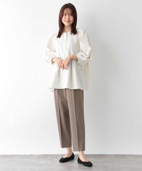 GLOBAL WORK（グローバルワーク）の「ウツクシルエットプレミアムスリムストレート/115389（その他パンツ・レディース・ミント/モカ/ブラック/ネイビー・MEDIUM/LARGE/X-LARGE/SMALL/X-SMALL）」の13枚目の写真