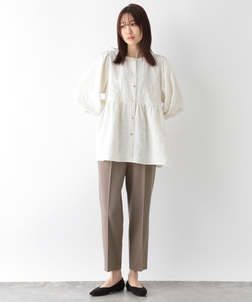 GLOBAL WORK（グローバルワーク）の「ウツクシルエットプレミアムスリムストレート/115389（その他パンツ・レディース・ミント/モカ/ブラック/ネイビー・MEDIUM/LARGE/X-LARGE/SMALL/X-SMALL）」の20枚目の写真