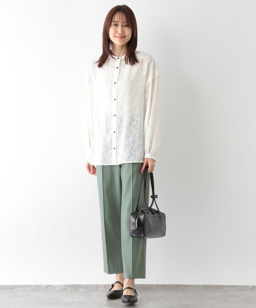 GLOBAL WORK（グローバルワーク）の「ウツクシルエットプレミアムスリムストレート/115389（その他パンツ・レディース・ミント/モカ/ブラック/ネイビー・MEDIUM/LARGE/X-LARGE/SMALL/X-SMALL）」の10枚目の写真