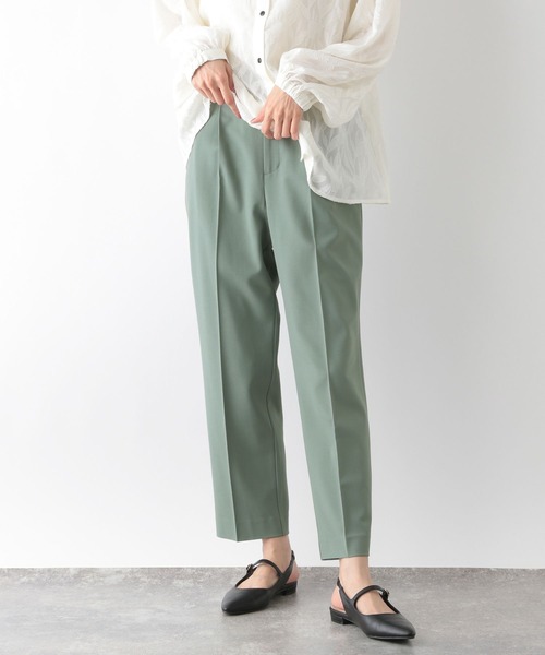 GLOBAL WORK（グローバルワーク）の「ウツクシルエットプレミアムスリムストレート/115389（その他パンツ・レディース・ミント/モカ/ブラック/ネイビー・MEDIUM/LARGE/X-LARGE/SMALL/X-SMALL）」の12枚目の写真