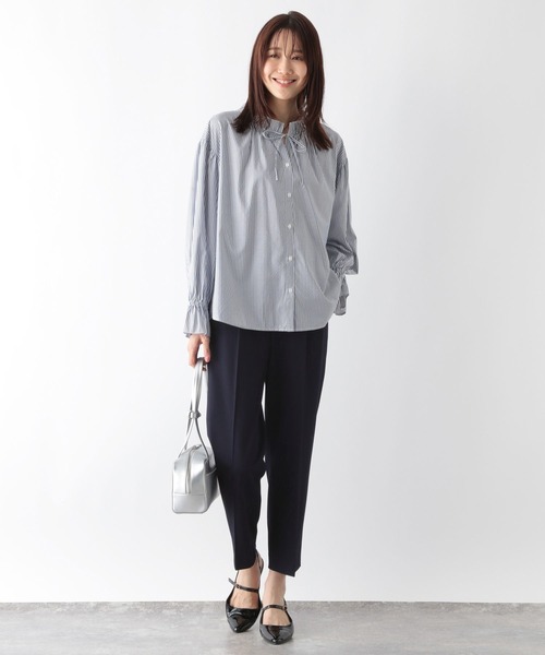 GLOBAL WORK（グローバルワーク）の「ウツクシルエットプレミアムスリムストレート/115389（その他パンツ・レディース・ミント/モカ/ブラック/ネイビー・MEDIUM/LARGE/X-LARGE/SMALL/X-SMALL）」の15枚目の写真