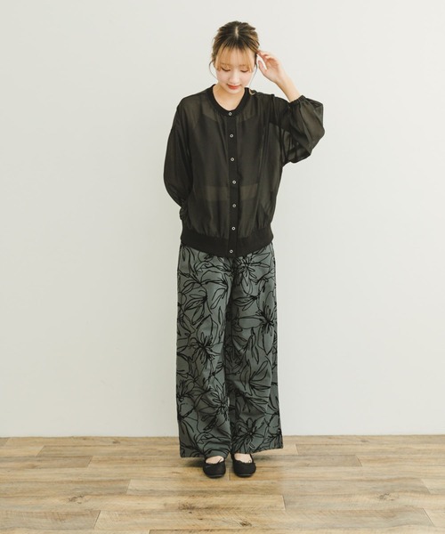 ITEMS URBANRESEARCH(アイテムズ アーバンリサーチ)の「シアーボタンブルゾン(ブルゾン・レディース・ホワイト系その他/ブラック・FREE)」の12枚目の写真
