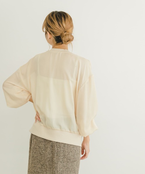 ITEMS URBANRESEARCH(アイテムズ アーバンリサーチ)の「シアーボタンブルゾン(ブルゾン・レディース・ホワイト系その他/ブラック・FREE)」の13枚目の写真