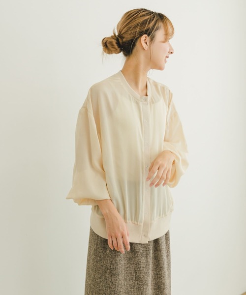 ITEMS URBANRESEARCH(アイテムズ アーバンリサーチ)の「シアーボタンブルゾン(ブルゾン・レディース・ホワイト系その他/ブラック・FREE)」の14枚目の写真
