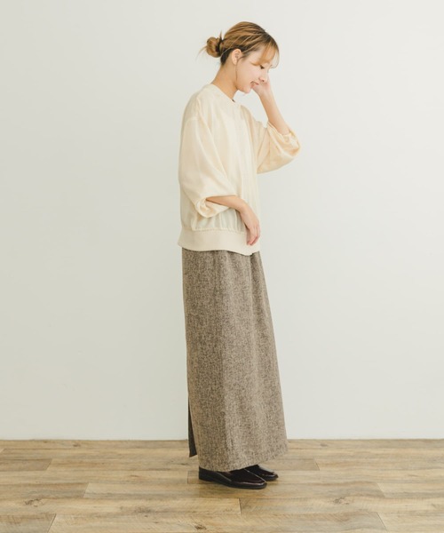 ITEMS URBANRESEARCH(アイテムズ アーバンリサーチ)の「シアーボタンブルゾン(ブルゾン・レディース・ホワイト系その他/ブラック・FREE)」の16枚目の写真