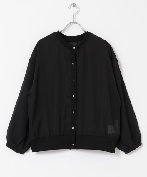 ITEMS URBANRESEARCH(アイテムズ アーバンリサーチ)の「シアーボタンブルゾン(ブルゾン・レディース・ホワイト系その他/ブラック・FREE)」の4枚目の写真