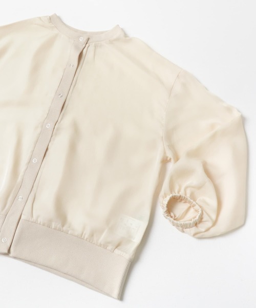 ITEMS URBANRESEARCH(アイテムズ アーバンリサーチ)の「シアーボタンブルゾン(ブルゾン・レディース・ホワイト系その他/ブラック・FREE)」の6枚目の写真