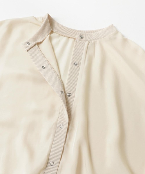 ITEMS URBANRESEARCH(アイテムズ アーバンリサーチ)の「シアーボタンブルゾン(ブルゾン・レディース・ホワイト系その他/ブラック・FREE)」の7枚目の写真