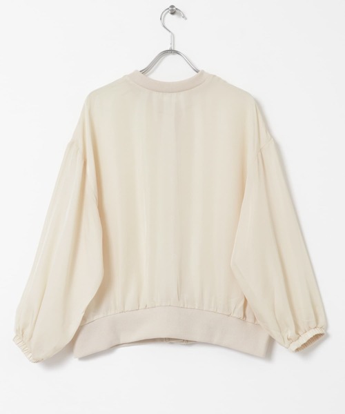 ITEMS URBANRESEARCH(アイテムズ アーバンリサーチ)の「シアーボタンブルゾン(ブルゾン・レディース・ホワイト系その他/ブラック・FREE)」の8枚目の写真