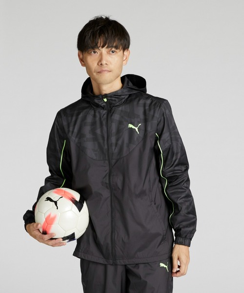 【セール】PUMA プーマ メンズ トレーニング FOUNDATION ブラッシュド トリコット ウーブン ジャケット（ブルゾン）｜PUMA（プーマ）