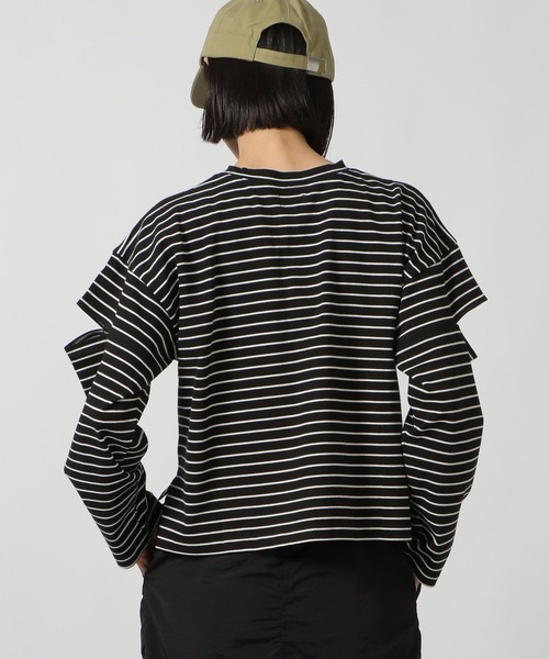 セール】カットアウト長袖プルオーバー / 148087（Tシャツ