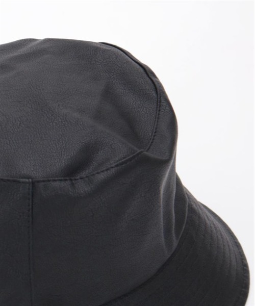 axes femme(アクシーズファム)の「フェイクレザーバケットハット(ハット・レディース・ブラウン/キナリ/ブラック・FREE)」の11枚目の写真