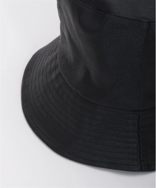 axes femme(アクシーズファム)の「フェイクレザーバケットハット(ハット・レディース・ブラウン/キナリ/ブラック・FREE)」の12枚目の写真