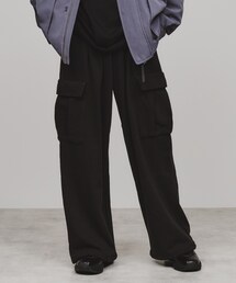 tk.TAKEO KIKUCHI | 【セットアップ対応】Aラインスウェットカーゴパンツ(カーゴパンツ)