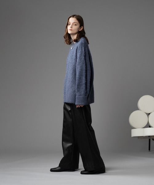 SELLE GLANT(セレグランテ)の「CENTER SEAM TUCK WIDE PANTS/センターシームタックワイドパンツ(その他パンツ・メンズ・ブラック/カーキ・SMALL/MEDIUM/LARGE)」の16枚目の写真