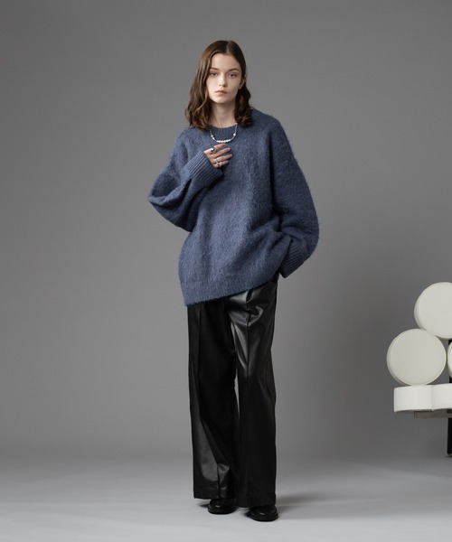 SELLE GLANT(セレグランテ)の「CENTER SEAM TUCK WIDE PANTS/センターシームタックワイドパンツ(その他パンツ・メンズ・ブラック/カーキ・SMALL/MEDIUM/LARGE)」の14枚目の写真