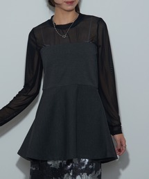 MAISON BREEZE reveur（メゾンブリーズレヴール）の「【MAISON BREEZE reveur】ニットベアチュニック ビスチェ 32122A333 XNN（チュニック）」